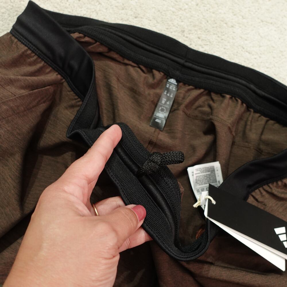 NWT Adidas Mens Aeroready Axis Woven 6" Training Shorts IR5800 Brown Size 2XL - Picture 7 of 9